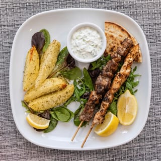 Chicken Souvlaki Platter
