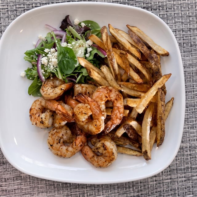 Grilled Shrimp Platter.
